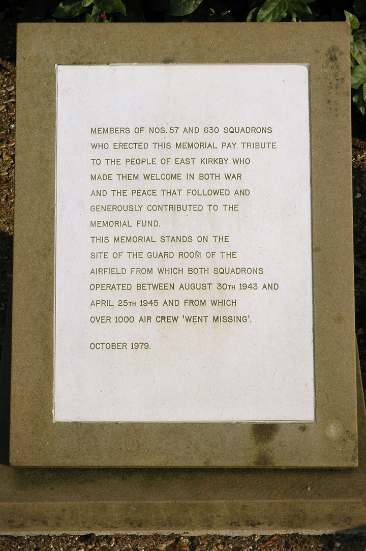 RAF East Kirkby Memorial